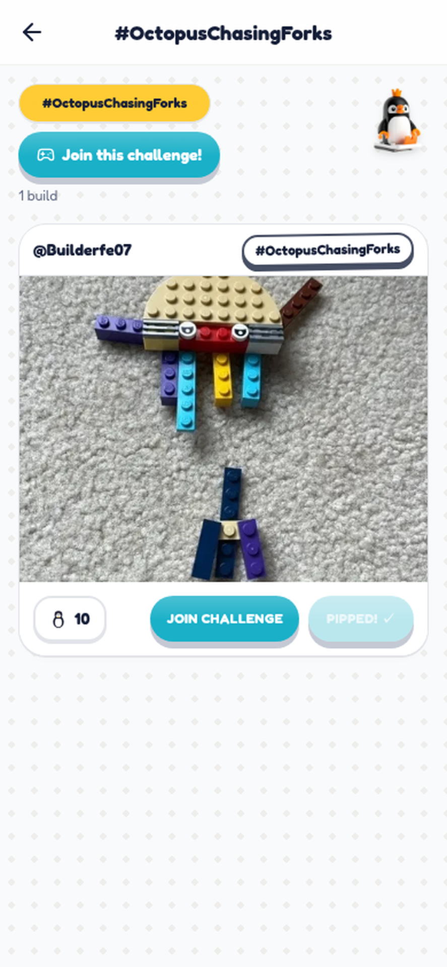 A community #OctopusChasingForks build